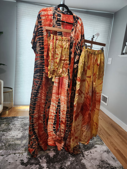 Three Piece Bali Kimono (top and pant included)