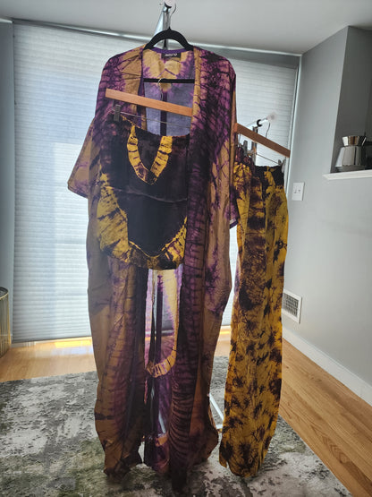 Three Piece Bali Kimono (top and pant included)