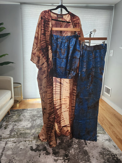 Three Piece Bali Kimono (top and pant included)