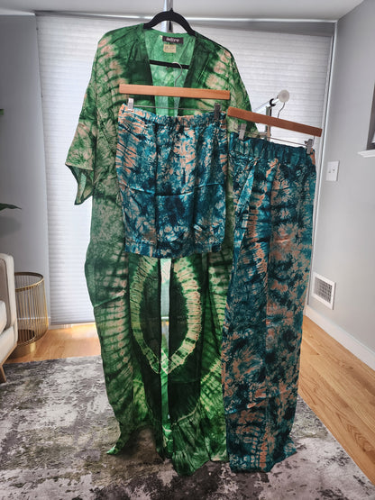 Three Piece Bali Kimono (top and pant included)